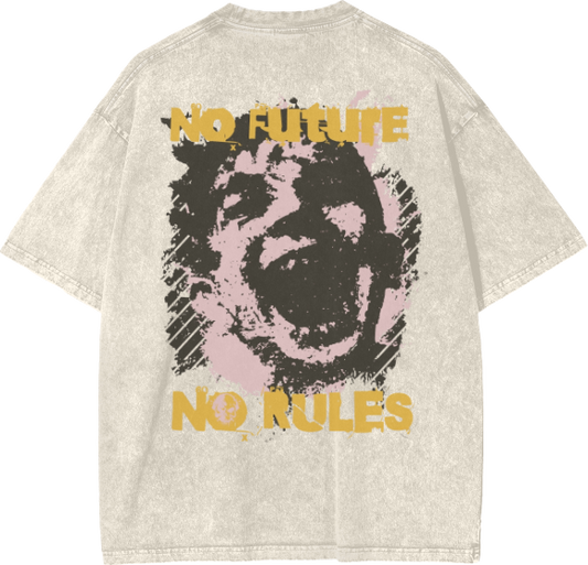 NO FUTURE NO RULES Snowashed T-Shirt