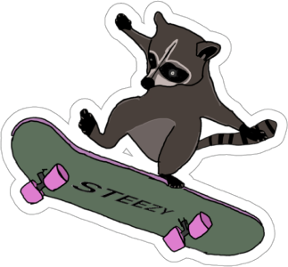 Steezy Skate Sticker